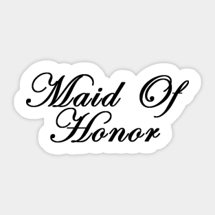 Maid of Honor Sticker